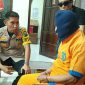 Kapolres Lumajang (AKBP. M. Arsal Sahban) saat introgasi langsung kepada pelaku.