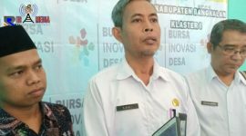 Ketua Pelaksana Bursa Inovasi Desa (BID) Abd. Manaf dan Plt Kepala Dinas Pemberdayaan Masyarakat dan Desa (DPMD), Saksono Farmanto
