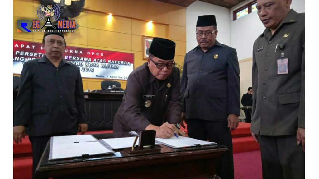 Plt Walikota Blitar Harapkan Persetujuan Perubahan APBD Tahun 2019 Selesai Tepat Waktu