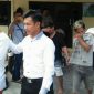 Para pelaku narkoba saat digelandang Satresnarkoba Polres Sampang ke sel tahanan.