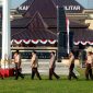 Bupati Blitar (Rijanto),  saat memimpin upacara Hari Pramuka ke 58.