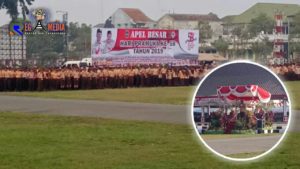 Apel Besar Hari Pramuka Ke-58, Plt Walikota Blitar Ajak Anggota Pramuka Jaga Keutuhan NKRI