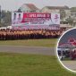 Apel Besar Hari Pramuka ke 58 dipimpin Plt Walikota Blitar (Santoso).