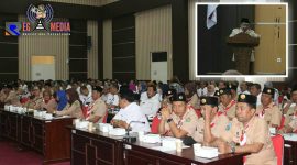 Bupati Blitar (Rijanto) saat pimpin rapat persiapan kabupaten sehat.