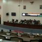 Suasana saat berlangsungnya rapat paripurna DPRD Kab. Sampang.