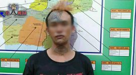 Unyil saat diamankan  Satreskoba di Mapolres Blitar 