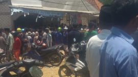 TKP pembacokan Munakib di Bunten Barat Ketapang Sampang