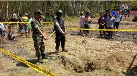 Lokasi jatuhnya bom milik pesawat sukhoi.