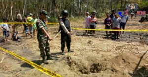 Geger, Desa Bago Lumajang Dijatuhi Bom Pesawat Sukhoi