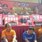 Polres Bangkalan saat konferensi pers penangkapan jaringan narkoba Madura-Pontianak.