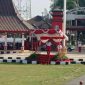 Pemkot Blitar, suasana saat berlangsungnya upacara Hari Olah Raga Nasional yang ke-36.
