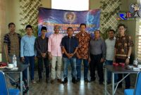 Pose bersama pengurus PWI Sampang usai Konfercab IV.