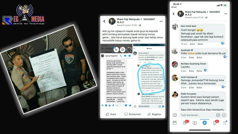 Polres Lumajang Ungkap kasus Q-Net, ramai komentar netizen di facebook Sahabat M.A.S.