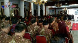 Suasana saat berlangsungnya roadshow KPK dalam monev pencegahan korupsi.