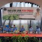 Saat berlangsungnya acara panen dan temu lapang petani tembakau di Blitar.