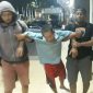 Salah satu residivis maling sapi digelandang Tim Cobra usai dihadiahi timah panas.