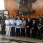 Panglima TNI bersama rombongan juga Bupati Blitar serta Forkopimda Kabupaten dan Kota Blitar di Pendopo Ronggo Hadinegoro Kabupaten Blitar.