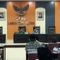 Suasana saat rapat paripurna penetapan calon pimpinan DPRD Kabupaten Blitar periode 2019/2024.