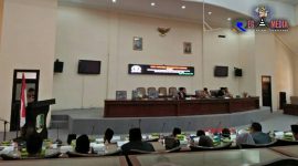 Rapat paripurna pengumuman dan penetapan alat kelengkapan DPRD Kabupaten Sampang masa jabatan 2019-2024.