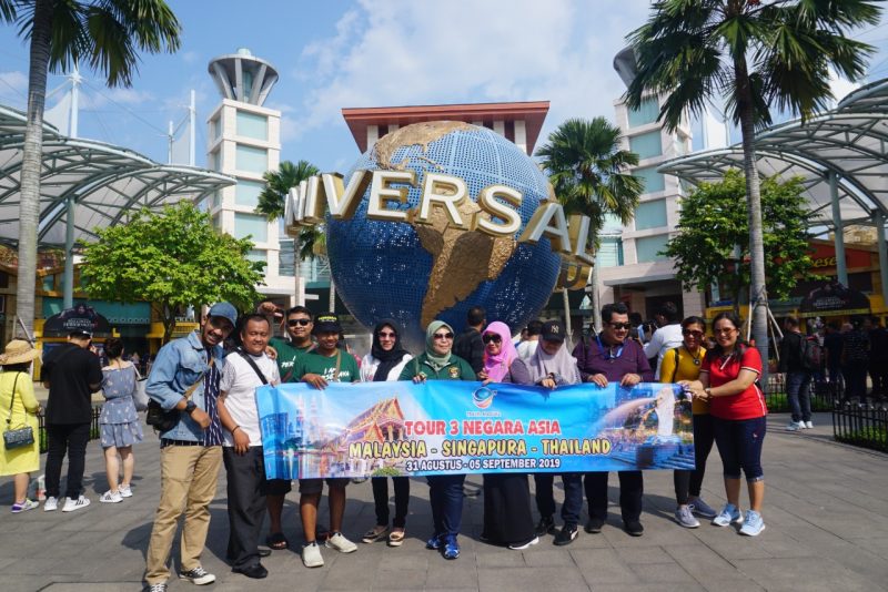 travel Madura saat di Universal studio Singapura pada beberapa waktu lalu
