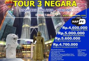 Hanya Dengan 4 Jutaan Bisa Tour 3 Negara Asia 6 Hari