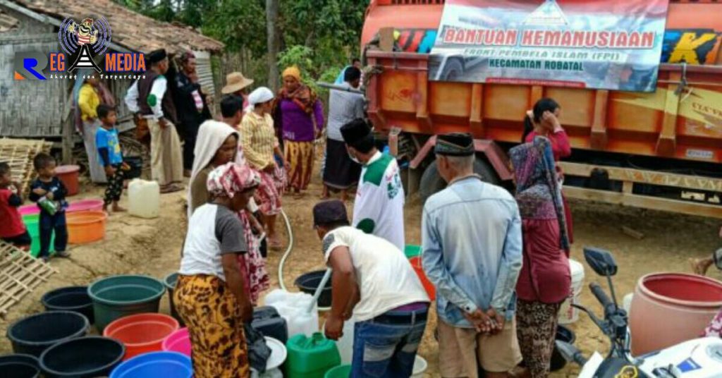 Darurat Kekeringan, LPI/FPI Robatal Salurkan Bantuan Air Bersih