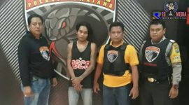 Pelaku begal 20 TKP (Rohim) diamankan di Markas Tim Cobra Polres Lumajang.