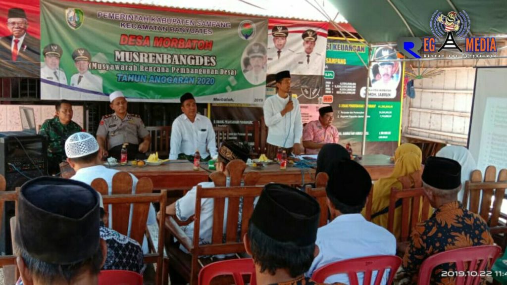 Desa Morbatoh Gelar Musrenbangdes 2020, Ini 8 Pembangunan Usulan Dusun