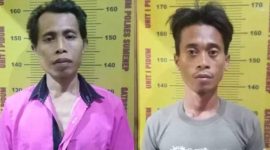 Para tersangka pelaku pengrusakan saat Pilkades di Sumenep