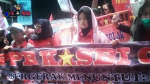 Solidaritas GMNI Terhadap Aksi Demo KASBI di Depan Kantor Walikota Cimahi