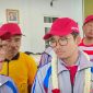 Tengah berbincang: Bupati Bangkalan (R. Abd. Latif Amin Imron).