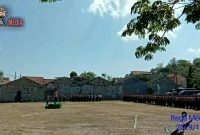 Saat berlangsungnya apel kesiapan pengamanan Pilkades serentak di Kabupaten Sampang.