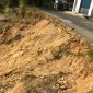 Kondisi terkini jalan kabupaten di Desa Bire Tengah, Kecamatan Sokobanah, Sampang, Madura.