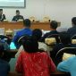 Suasana saat berlangsungnya hearing KRPK dengan Pimpinan DPRD Kabupaten Blitar.