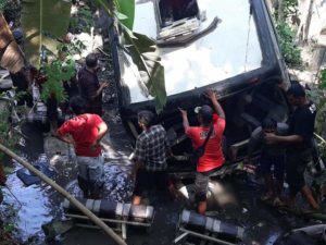 Bus Rombongan Guru TK Masuk Jurang, 5 Orang Meninggal Dunia