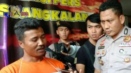 Abdullah Tersangka penculikan saat ditanya oleh Kapolres Bangkalan