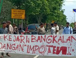 Soroti Dugaan Rekayasa Dana Bos, Barisan Pemuda Bangkalan Demo Kejari