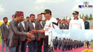 Disaksikan Menpora, Ketua KONI Jatim Lantik Ketua dan Pengurus KONI Bangkalan