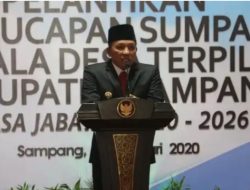 Melihat Sentuhan Berbeda Konsep Pelantikan Di Era H.Slamet Junaidi