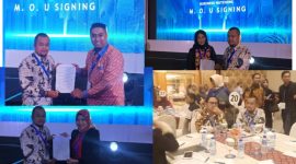 Owner travel Madura saat menjalin kerjasama dengan 4 perusahaan pada acara Businnes Matching (foto: istimewa)