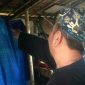 BPBD meninjau langsung rumah warga yang tertimpa longsor di Cipageran, Cimahi. 