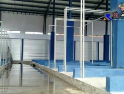 Baru Selesai Dibangun, Lantai Pasar Sentol Kedungdung Tergenang Air