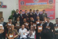 UN Swissindo Provinsi Jawa Timur pose bersama dengan Top Presiden UN Swissindo (Muh. Safri Arifin).
