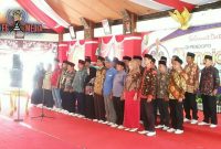 Suasana saat berlangsungnya gladi bersih 38 Cakades terpilih di Pendopo Agung Bupati Sampang. 