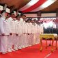 Suasana saat berlangsung Bupati Sampang (H.  Slamet Junaidi) melantik 38 calon kepala desa terpilih. 