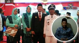 Muawi,  Ketua P2KD Tapa'an (pojok kanan bawah). Kades Tapa'an Abd. Wahed pose bersama Wakil Bupati Sampang (H.  Abdullah Hidayat) beserta istri. 