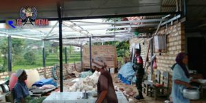 Akibat Hujan Badai, Belasan Rumah di Pamekasan Rusak