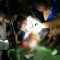 Salah satu korban saat mendapatkan perawatan intensif. 