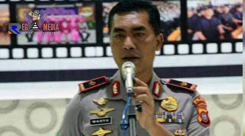 Kapolda Gorontalo (Brigjen Pol Wahyu Widada,  M. Phil). 