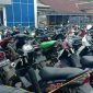 Puluhan motor bodong diamankan di Mapolres Bangkalan. 